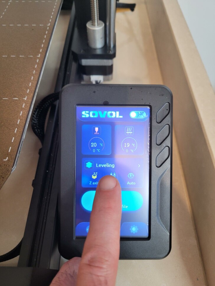 Sovol SV06 Plus tactile touch screen