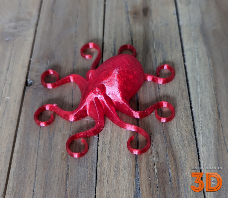 pieuvre imprimée en 3D