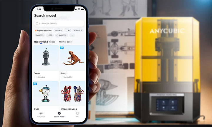 Anycubic Photon Mono M5s 12K app mobile