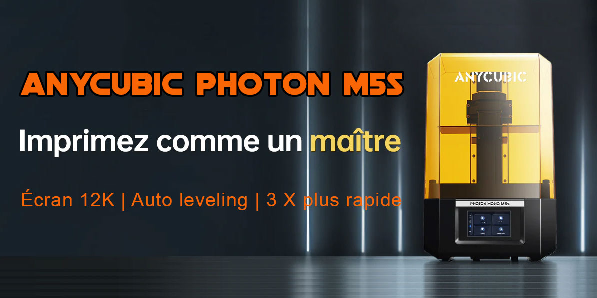 ANYCUBIC Photon Mono M5s Imprimante 3D en résine 12K Imprimante 3D