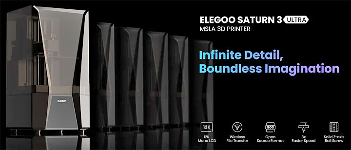 Elegoo Saturn 3 Ultra 12K imprimante 3D MSA