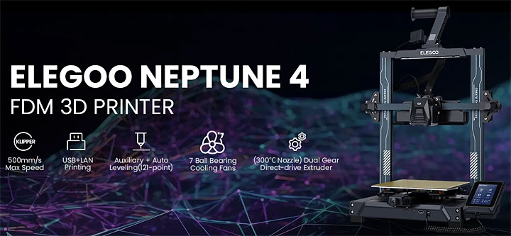 Elegoo Neptune 4 Pro : fiche technique, tutoriel test prix imprimante