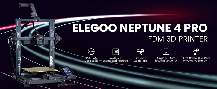 Elegoo Neptune 4 Pro imprimante 3D