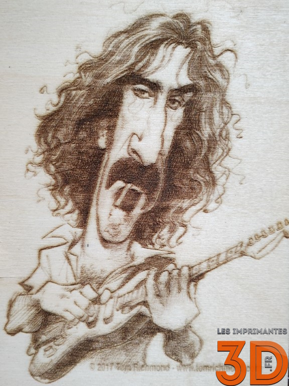 Zappa gravure bois