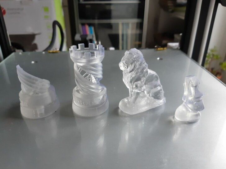 Anycubic High Clear, le test de la résine transparente