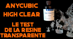 Anycubic high clear test resine