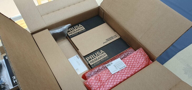 photo unboxing Prusa MK4