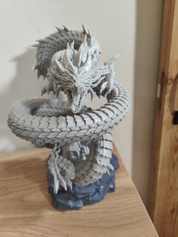 dragon mizuchi 3D photo