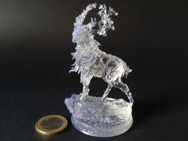 photo test resine transparente Anycubic