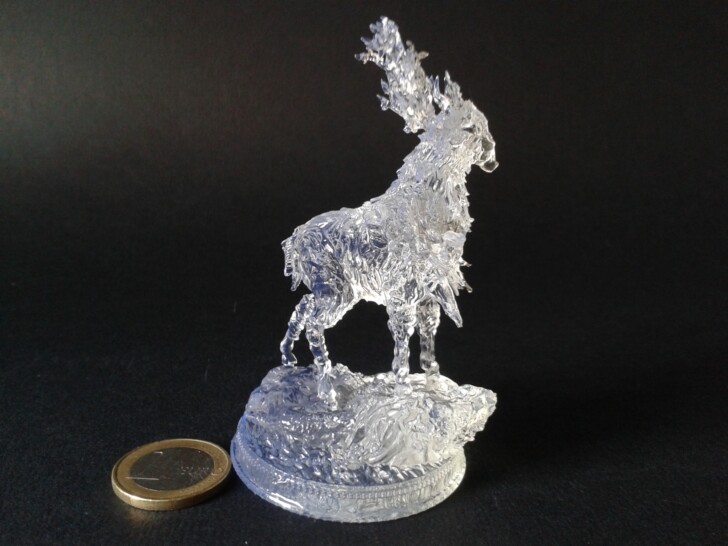 photo test resine transparente Anycubic