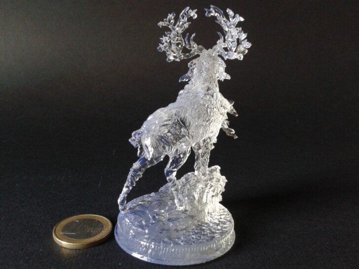 photo test resine transparente Anycubic