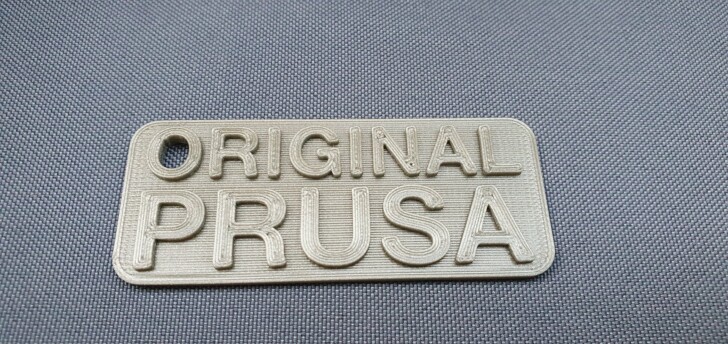 Prusa MK4 test print porte clé