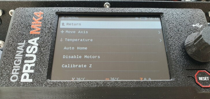 Prusa MK4 Menus 05