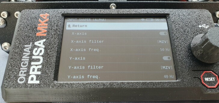 Prusa MK4 Menus 13