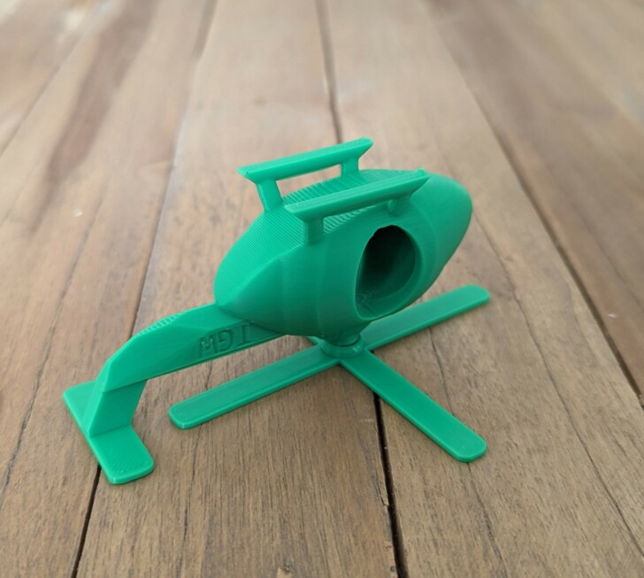 Test Bambu Lab P1S Print PLA Bambu Studio Benchy Helico 003