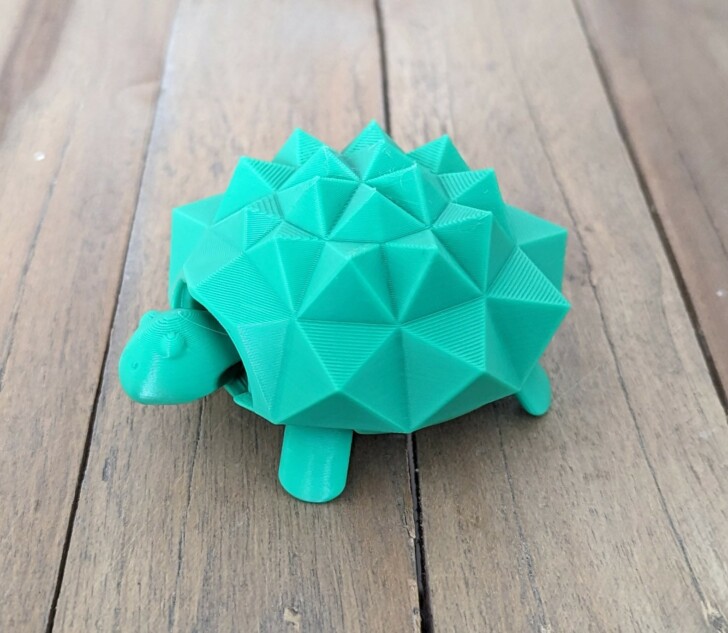 Test Bambu Lab P1S Print PLA Tortue articulée 001