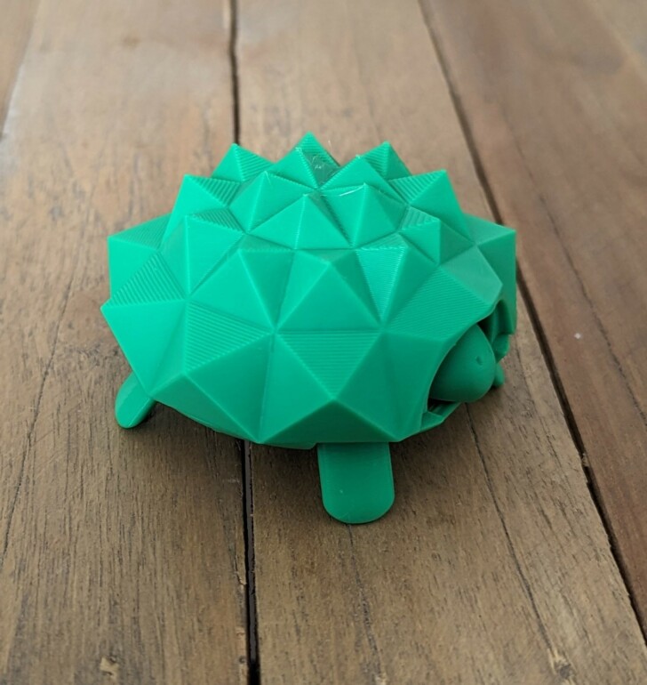 Test Bambu Lab P1S Print PLA Tortue articulée 002