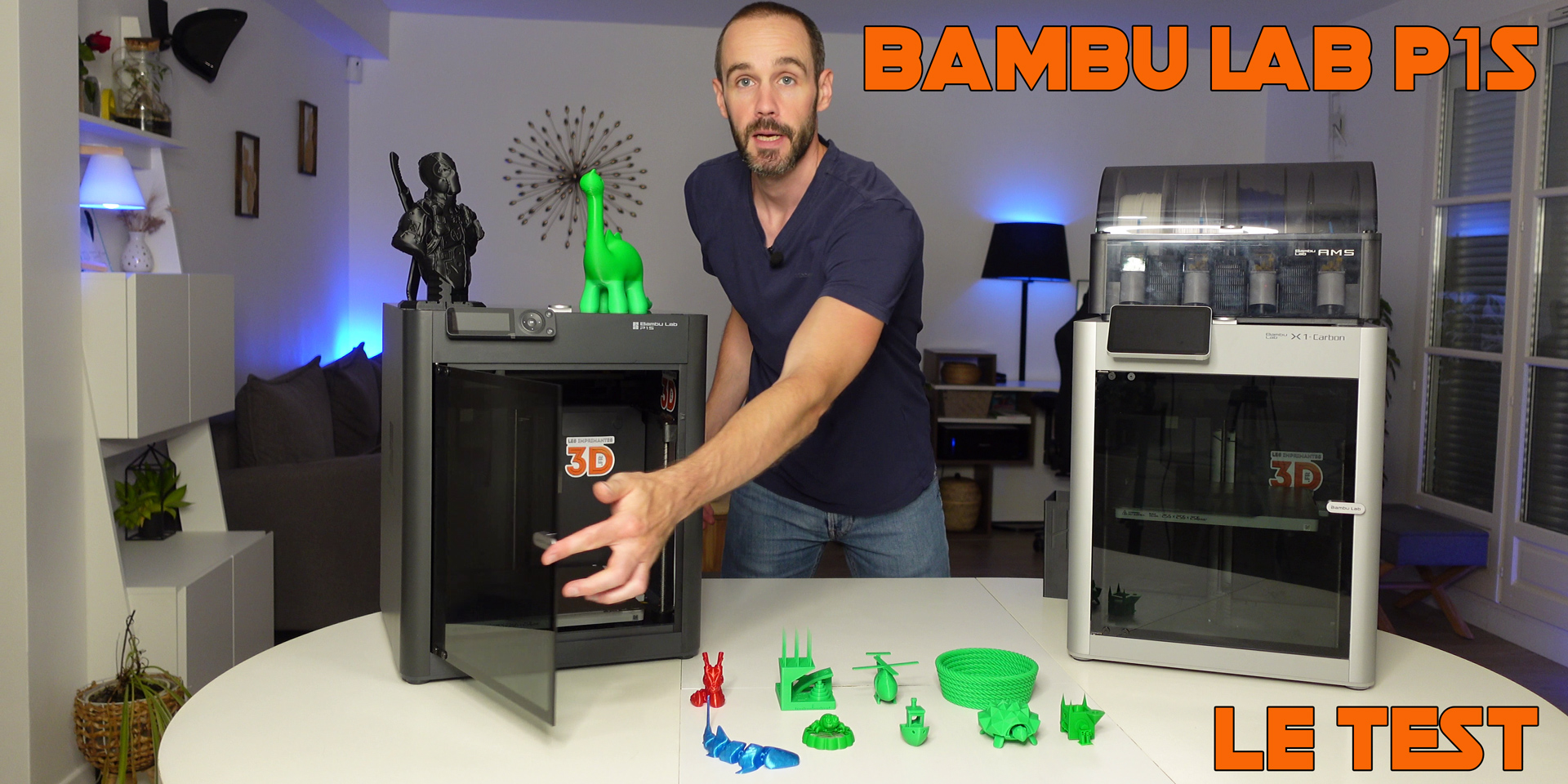 Bambu Lab P1S, le test  Les Imprimantes 3D .fr