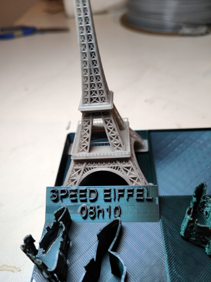 tour Eiffel imprimée en 3D