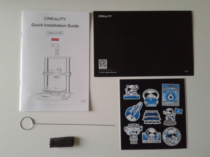 manuels Creality Ender 3 V3 SE