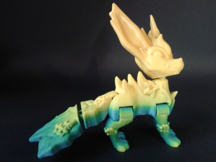 Grass Fox rainbow PLA