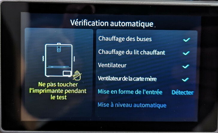 Creality K1 Max Mise en route et configuration 013