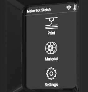 MakerBot Sketch ecran