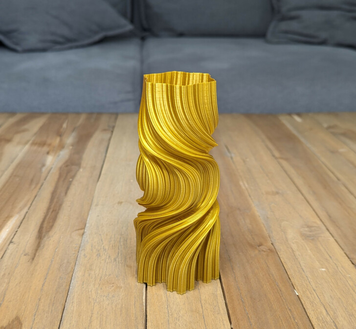 Test filament Forshape PLA Silk Gold satin 001