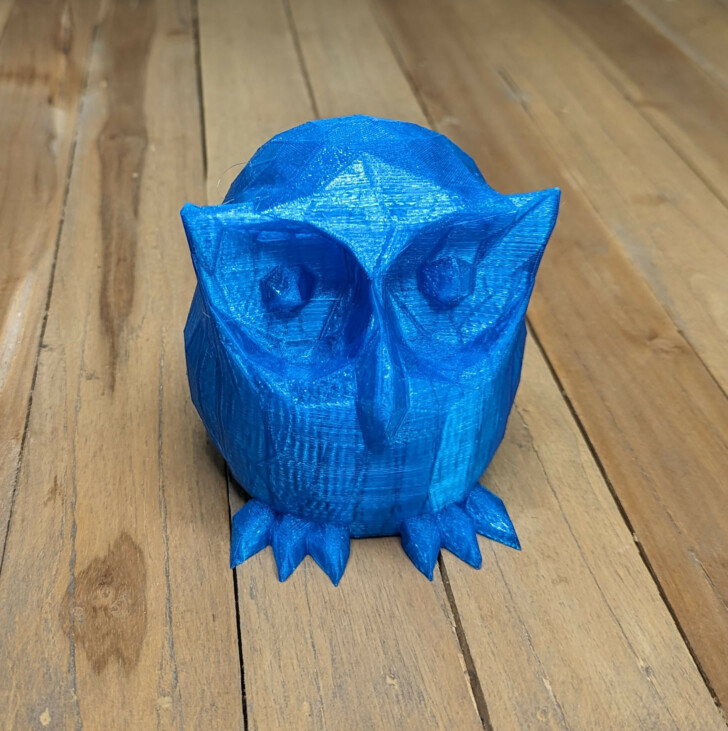 low poly owl petg k1 max creality 001