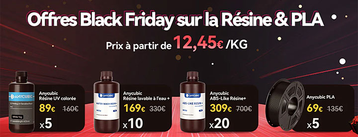 Black Friday Anycubic PLA resine