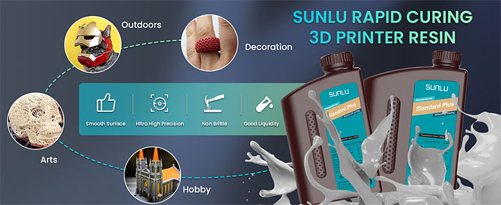 Sunlu Standard Plus : fiche technique, tutoriel, test et prix résine