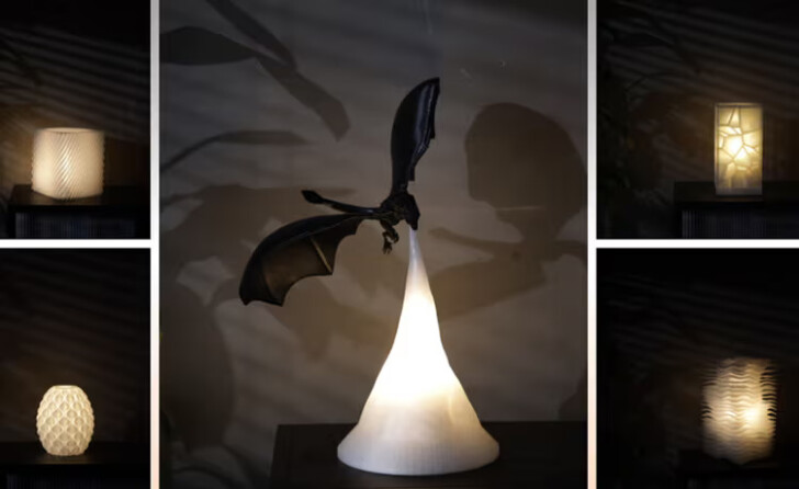 lampes design imprimees en 3D