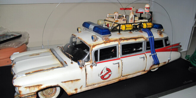 Ghostbusters SOS Fantomes Ecto 1 voiture 3D