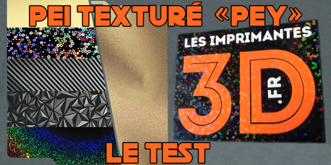 test pei texturé pey review tutoriel