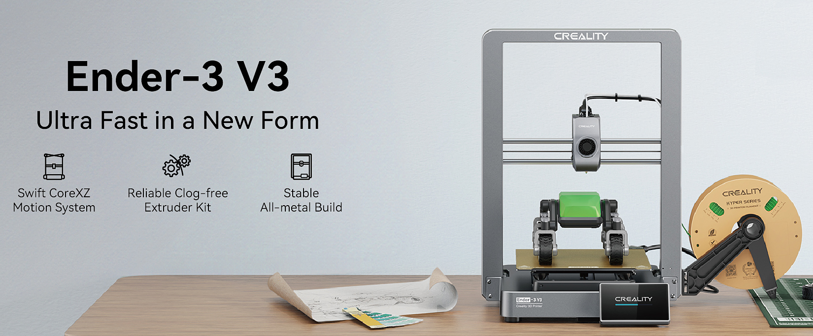 Creality Ender 3 V3 : fiche technique, tutoriel, test, prix imprimante