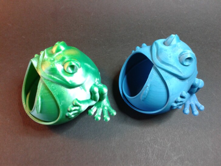 Test Ender 3 V3 KE Print PLA Frog keeps jewelry not support IMG 20231228 144645