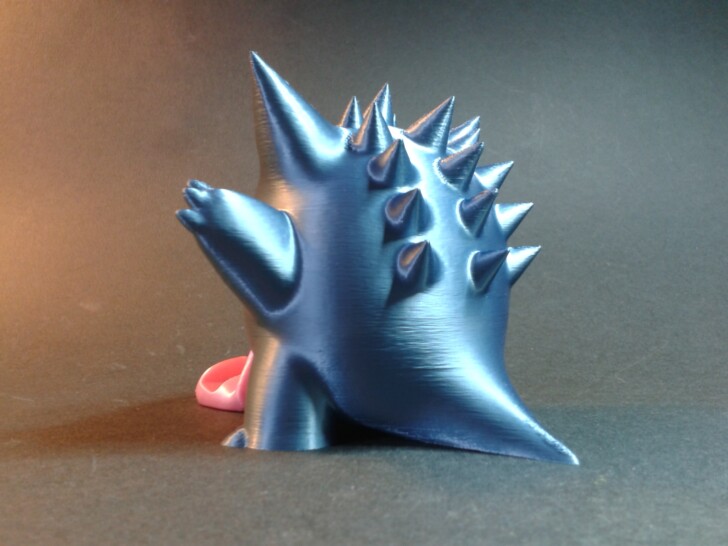 Test Ender 3 V3 KE Print PLA GENGAR BY COLORS IMG 20240101 120113