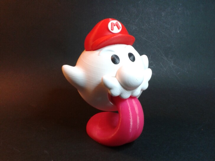 Test Ender 3 V3 KE Print PLA MARIO BROS GHOST IMG 20240103 093605