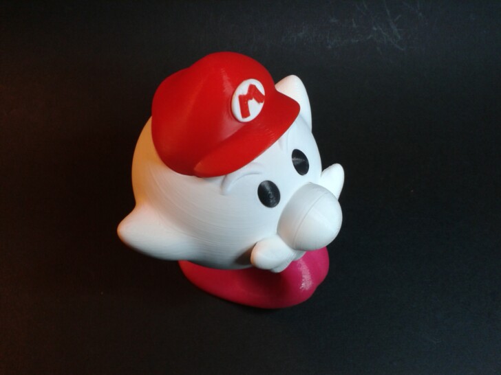 Test Ender 3 V3 KE Print PLA MARIO BROS GHOST IMG 20240103 093702