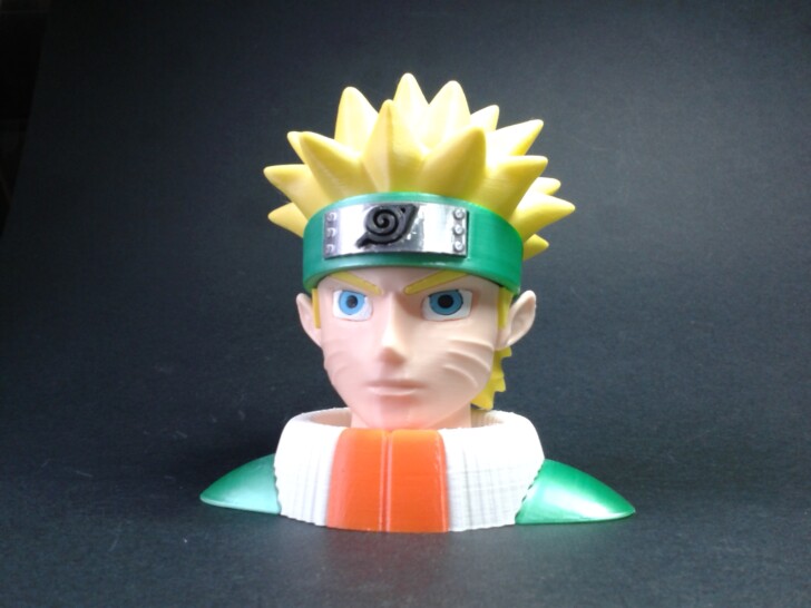 Test Ender 3 V3 KE Print PLA NARUTO PRINT BY COLOR IMG 20240102 132630