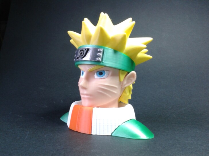 Test Ender 3 V3 KE Print PLA NARUTO PRINT BY COLOR IMG 20240102 132640 1