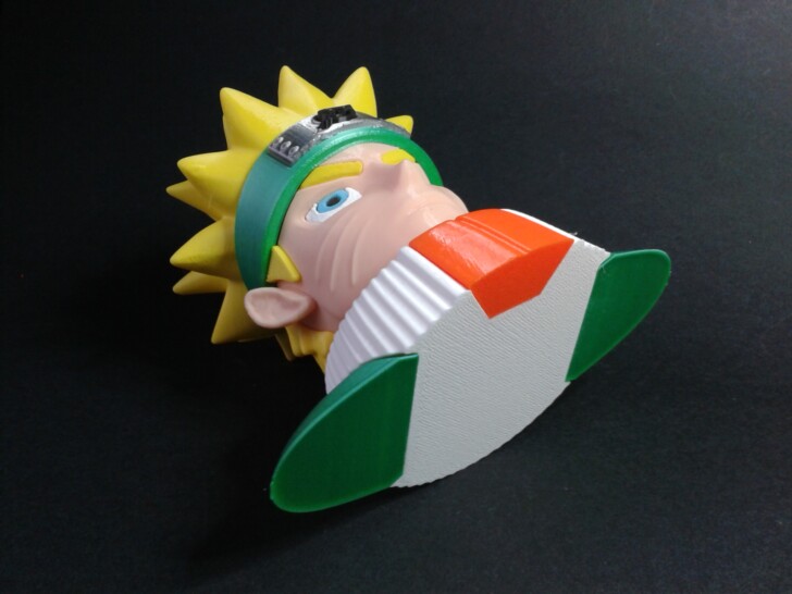 Test Ender 3 V3 KE Print PLA NARUTO PRINT BY COLOR IMG 20240102 132857