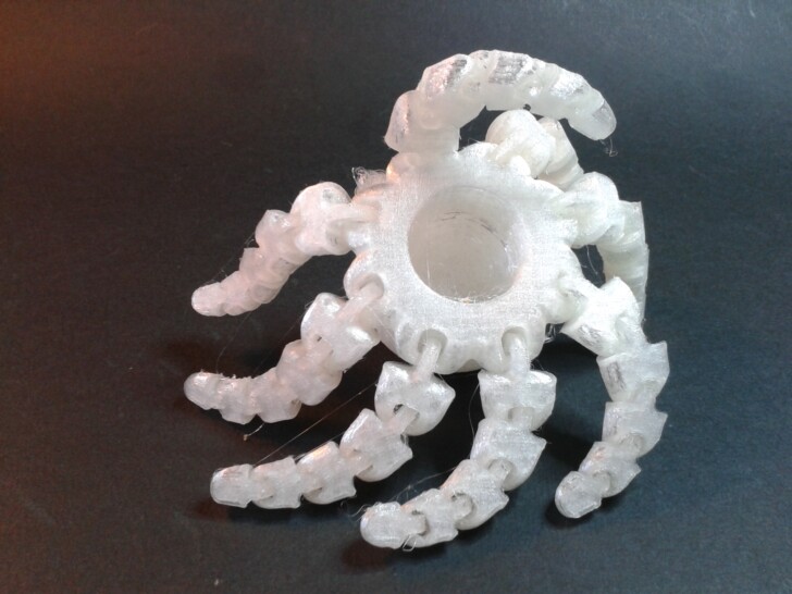 Test Ender 3 V3 KE Print TPU95A Cute Mini Octopus IMG 20231228 144141