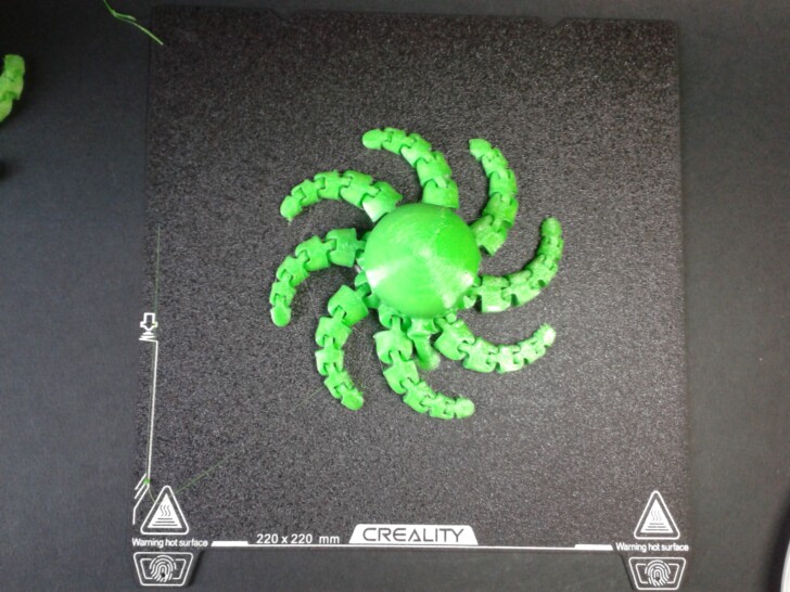 Test Ender 3 V3 KE Print TPU95A Cute Mini Octopus IMG 20240107 115000