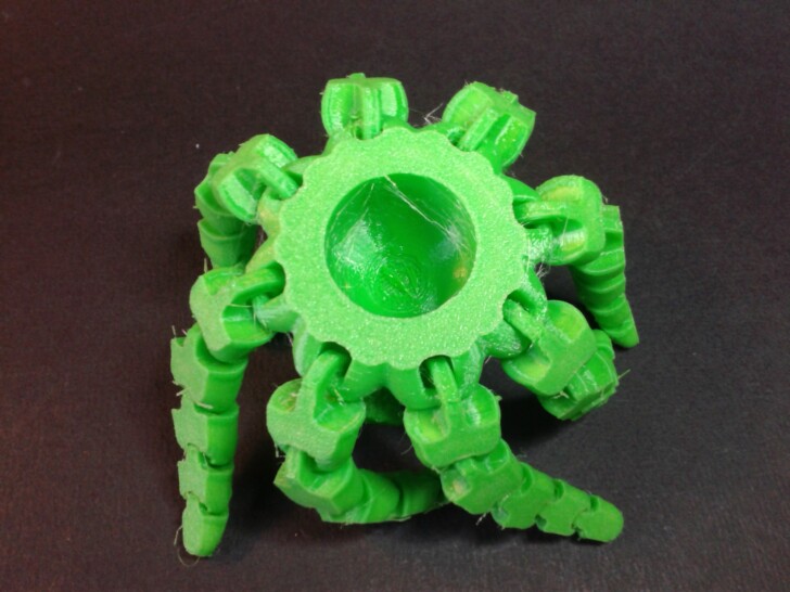 Test Ender 3 V3 KE Print TPU95A Cute Mini Octopus IMG 20240107 122551