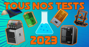 tous les tests imprimantes 3d 2023