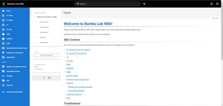 wiki Bambu Lab