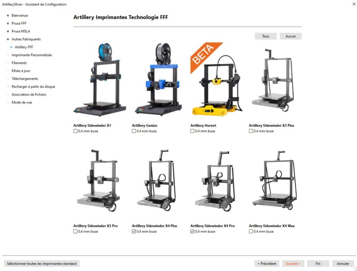 test Artillery Slicer X4 Plus Pro