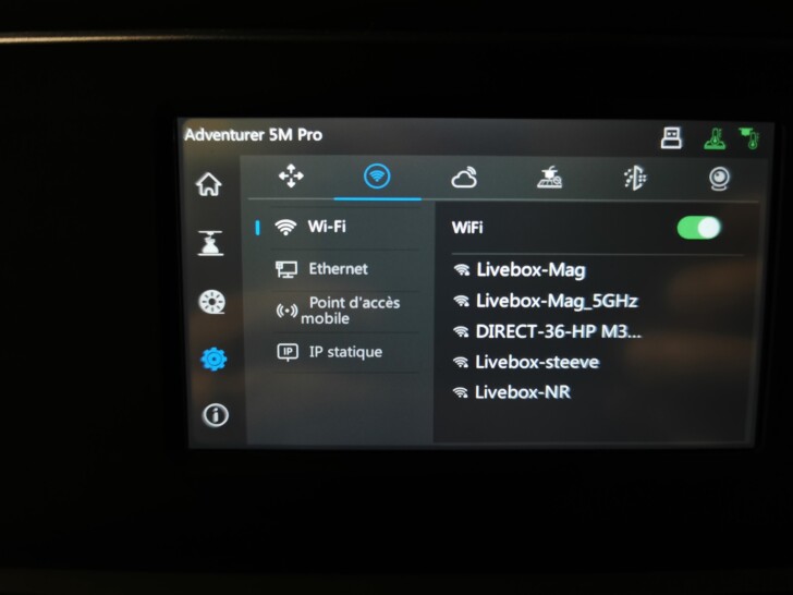 test FlashForge Adventurer 5M Pro wifi