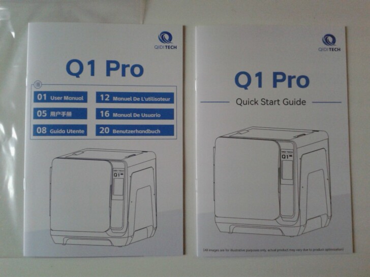 test qidi q1 pro unboxing